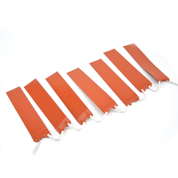 Silicone battery heating film