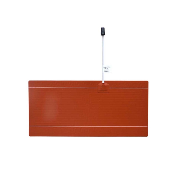 Silicone battery heating film